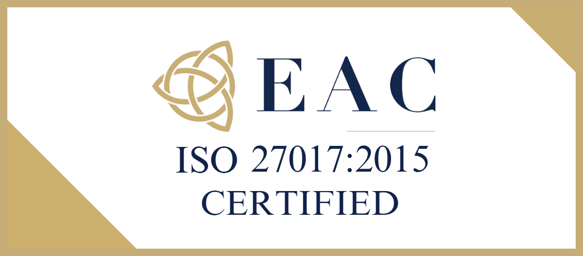 ISO 27017:2015 certified
